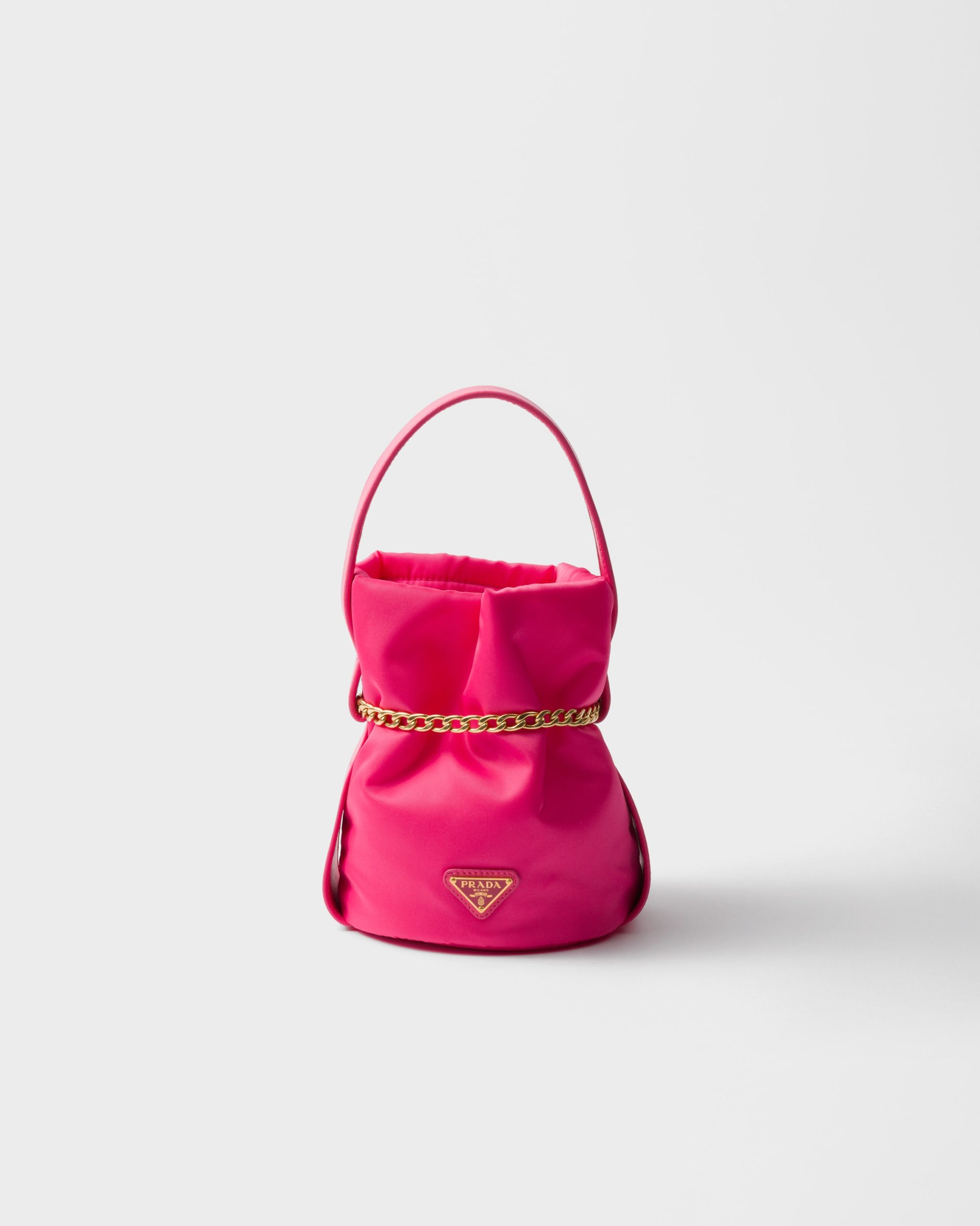 Prada Petit Sac Noir mini Re-Nylon and nappa leather bucket bag - Image 3